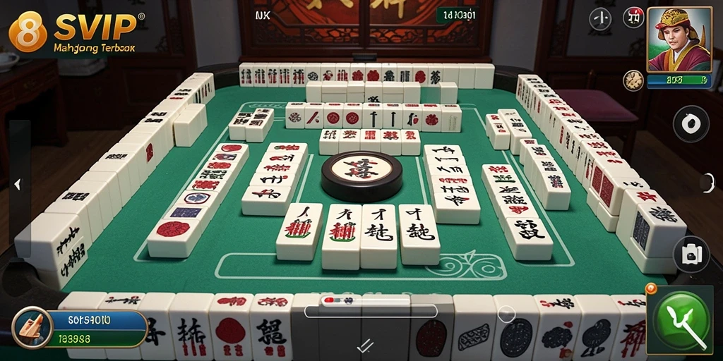Gameplay menarik Mahjong di 8SVIP dengan grafis yang menawan.