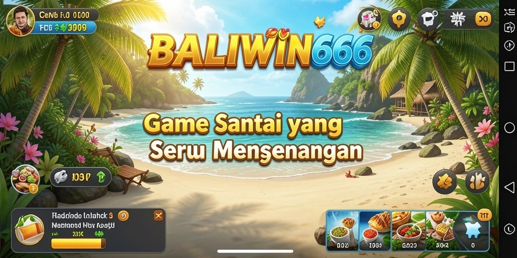 Tampilan gameplay BALIWIN66 yang menarik dan penuh warna.