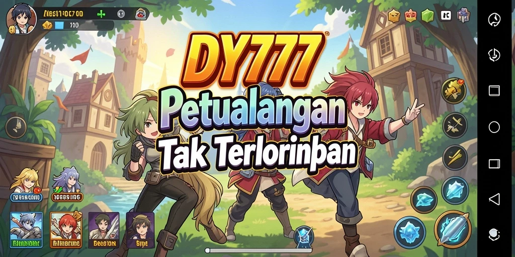 Tampilan gameplay <strong>DY777</strong> yang seru dalam dunia anime.
