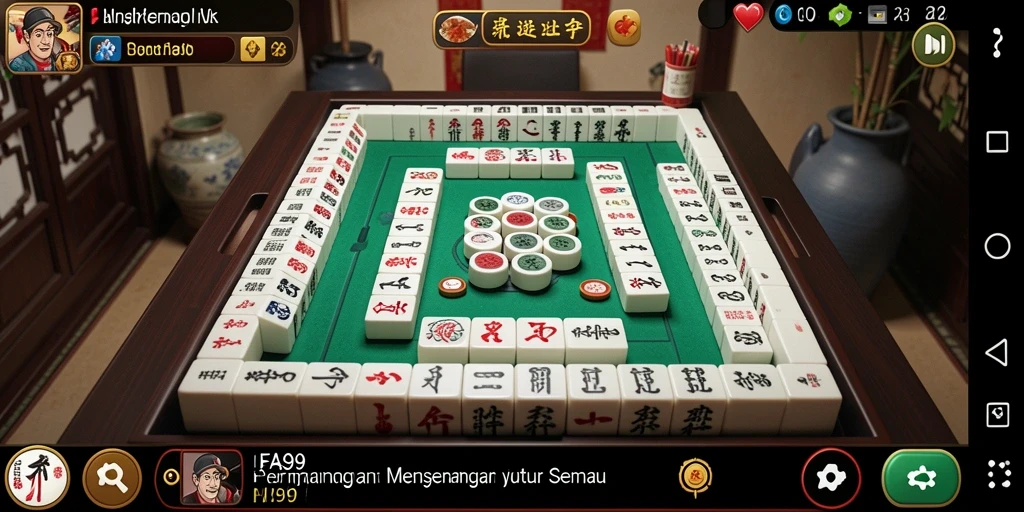 Menampilkan gameplay seru dan tantangan Mahjong yang menarik.