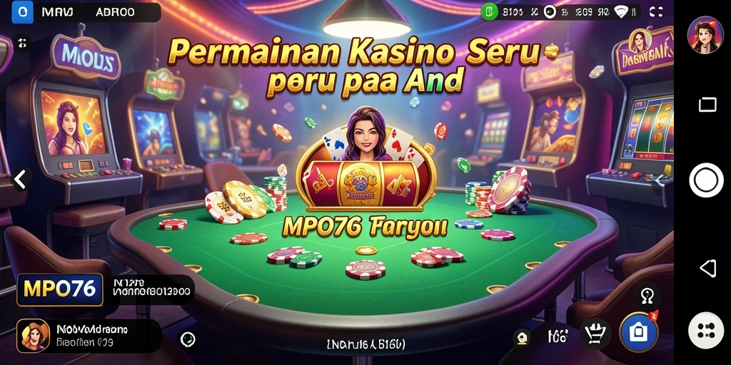Tampilan menarik dari gameplay Kasino MPO76 yang menegangkan.