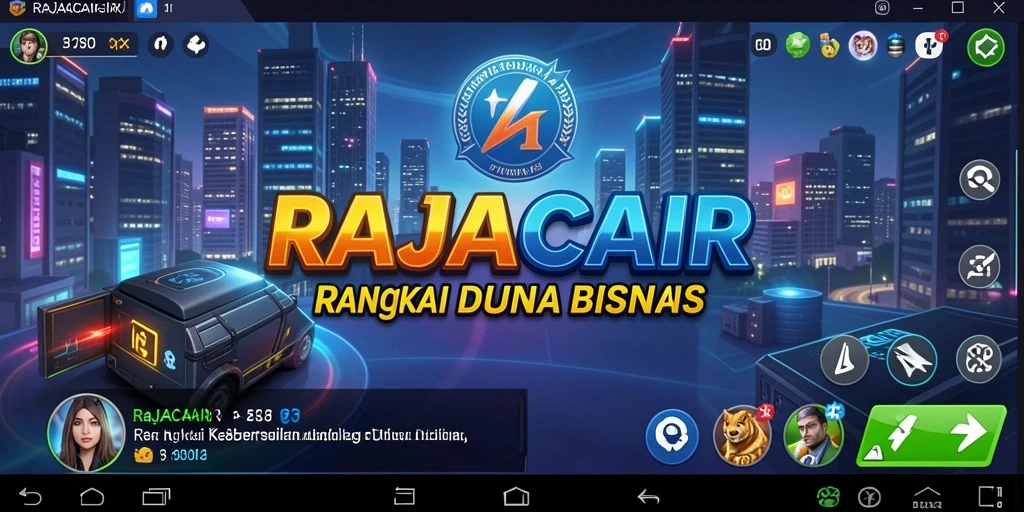 Tampilan gameplay <strong>RAJACAIR</strong> yang menegangkan dan penuh strategi di dunia Tycoon.