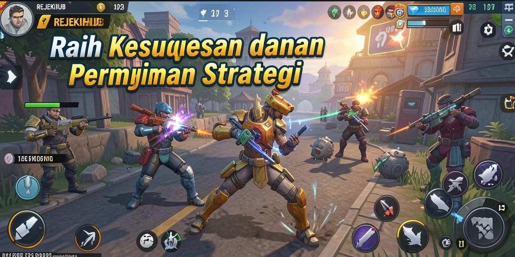Tampilan gameplay menarik dari REJEKIHUB dengan elemen strategi.