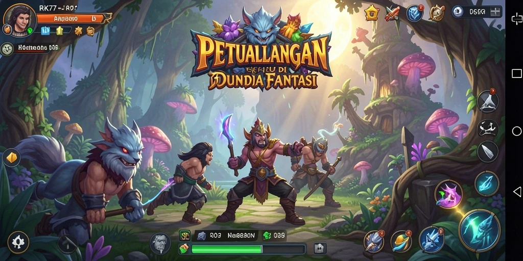 Gameplay RK77 menunjukkan aksi mendebarkan dalam petualangan.